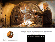 Tablet Screenshot of leflamboire.com